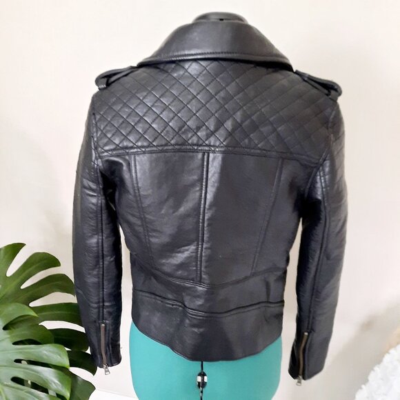 American Eagle Outfitters Black Bomber Jacket - Picture 2 of 9